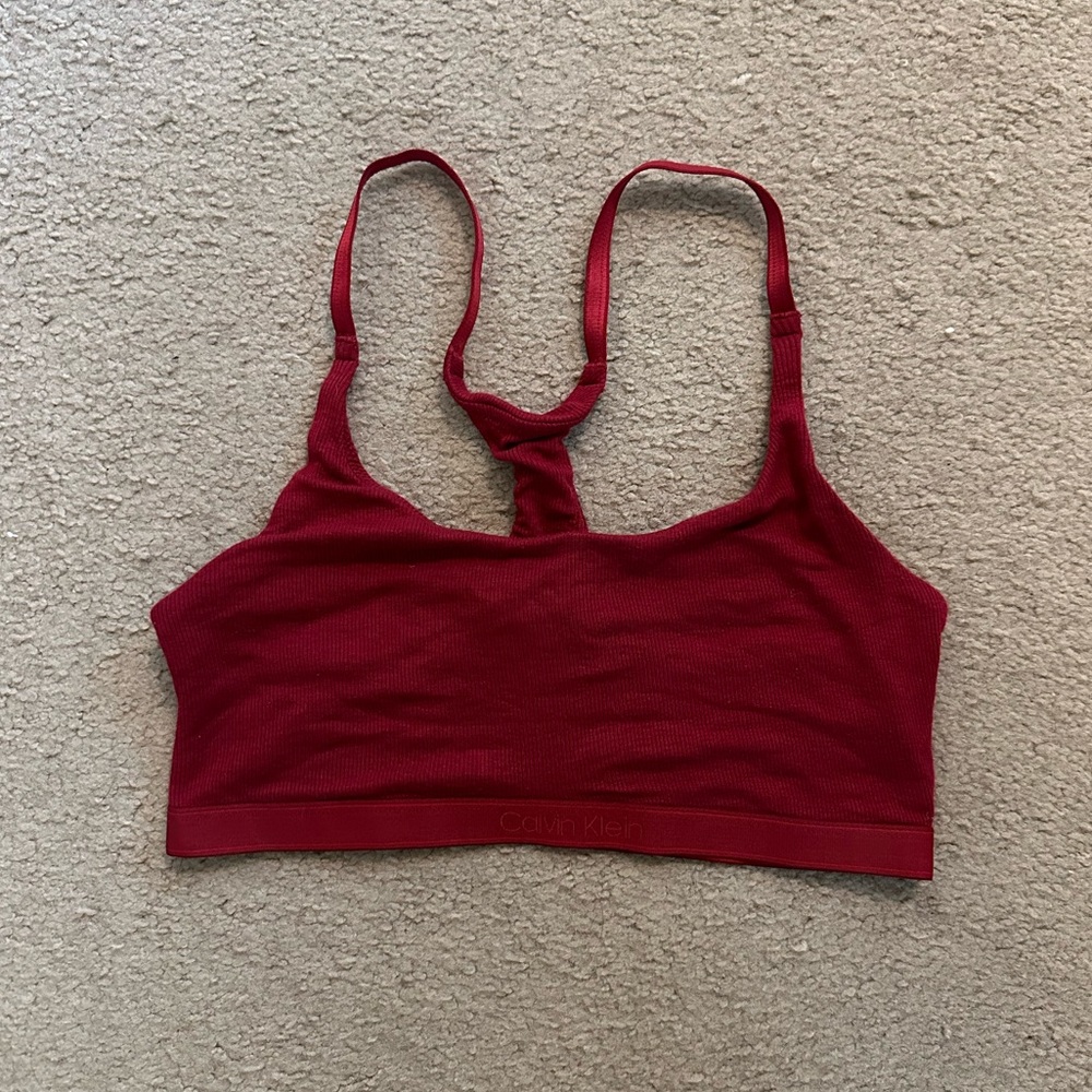 Calvin Klein red bra